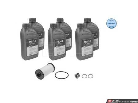 ES#4772700 - 1001350102 - DSG Service Kit - 6 Liters - Includes a new filter, gasket, and drain/fill plug. Includes enough fluid to drain and fill. - Meyle - Audi Volkswagen
