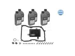 ES#4772740 - 1001350113 - Automatic Transmission Service Kit - 6 Liters - Includes a new filter & transmission pan gasket with securing hardware. Includes enough fluid to drain and fill. - Meyle - Volkswagen