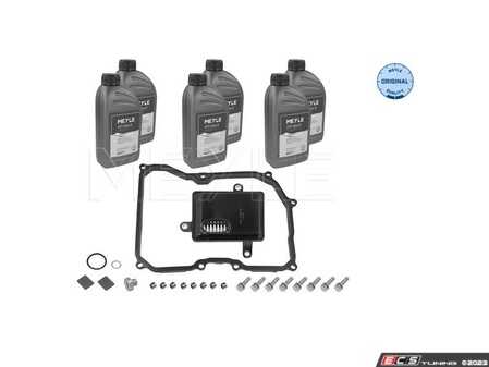 ES#4772740 - 1001350113 - Automatic Transmission Service Kit - 6 Liters - Includes a new filter & transmission pan gasket with securing hardware. Includes enough fluid to drain and fill. - Meyle - Volkswagen