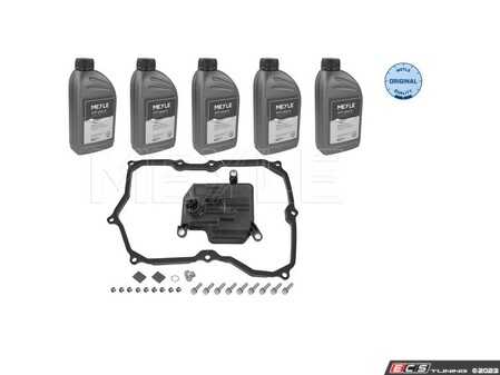 ES#4772770 - 1001350120 - 8-Speed Automatic Transmission Service Kit - 5 Liters - Includes a new filter, gasket, and drain/fill plug. Includes enough fluid to drain and fill. - Meyle - Audi Volkswagen