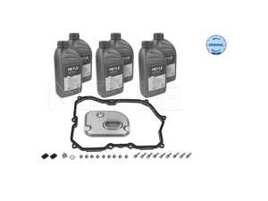 ES#4772805 - 1001350107 - Automatic Transmission Filter Kit - 6 Liters - Includes a new filter & gasket with securing hardware. Includes enough fluid to drain and fill. - Meyle - Volkswagen