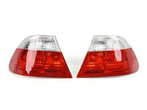 ES#4716250 - anz221217 - Anzo BMW Taillights - BMW 3 SERIES E46 00-03 2DR - M3 01-06 TAIL LIGHTS RED/CLEAR LENS - Plug and play red/clear housings for a unique look and improved visibility. Select your favorite bulbs! - Anzo - BMW