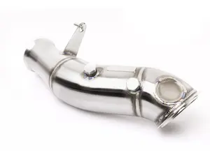 CTS Turbo 4″ High-flow Downpipe w/ Cat - Electronic Wastegate