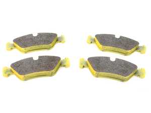 ES#3545576 - 114429 - RSL29 Yellow Endurance Racing Brake Pads - Front - Popular street and endurance racing pad. Same friction material used in several European racing series. - Pagid Racing - BMW