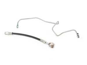 ES#4685674 - 1J0611763L - Rear Brake Hose - Left - Brake line from mid brake hose to brake caliper, includes banjo bolt to caliper - Sunsong - Audi Volkswagen