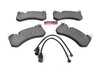 ES#4485413 - 008420412028 - Front Brake Pad Set - Ceramic - Ceramic composite developed to meet low dust & noise requirements - Brembo - Audi Mercedes Benz