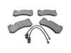 ES#4485413 - 008420412028 - Front Brake Pad Set - Ceramic - Ceramic composite developed to meet low dust & noise requirements - Brembo - Audi Mercedes Benz