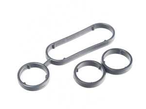 ES#4044630 - 03L198070 - Oil Cooler Gasket Set - Seals the connection between the oil cooler and the oil filter housing adapter - Elring - Volkswagen