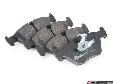 ES#4485896 - 34112282416 - Front Premium Low-Met Brake Pad Set - Quality brake pads from an original equipment supplier - Brembo - BMW