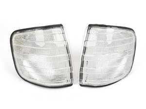 ES#3663054 - 440-1604P-WE-C - W126 S-Class Clear Corner Light - Set - Clear Corner Lights for your W126! - Depo - Mercedes Benz