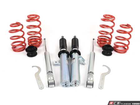 ES#7424 - 29258-6 - Street Performance Coilover Kit - Unrivaled comfort and performance. Average lowering of 1.2"-2.0"F 1.0"-2.0"R - H&R - Volkswagen