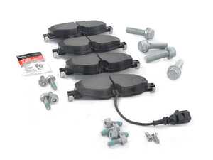 ES#3543545 - 5qd698151FKT2 - Front Brake Service Kit (312x25) - Featuring Brembo rotors and ECS DD23 "Daily Driver" ceramic pads. - Assembled By ECS - Volkswagen