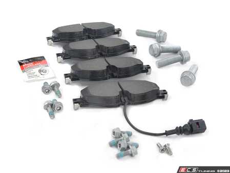 ES#3543545 - 5qd698151FKT2 - Front Brake Service Kit (312x25) - Featuring Brembo rotors and ECS DD23 "Daily Driver" ceramic pads. - Assembled By ECS - Volkswagen