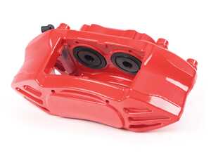 ES#4623870 - 34106856652 - JCW 4 Piston Caliper - Front Right 344903 RED - Part of the JCW red sport brakes, rebuilt calipers in red with no JCW logo. No core Charge - Budweg - MINI