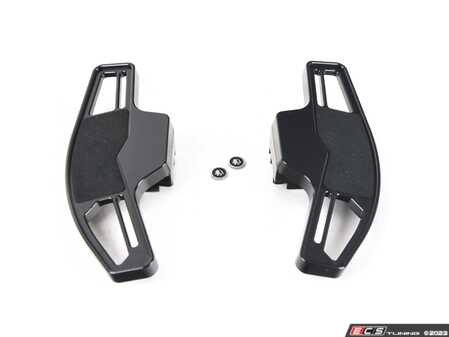 ES#4659051 - 8234-4H-701 - BFI Complete Replacement Shift Paddles - Black Anodized - The worlds first machined aluminum complete replacement paddles for Audi with illuminated shift indicators! - Black Forest Industries - Audi