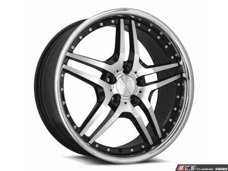 ES#4781262 - RW2208552035KT - 20" MRR RW2 Wheels - Set Of Four - 20x8.5 ET35 5x120 72.6CB - Black Chrome Lip - MRR Design - BMW