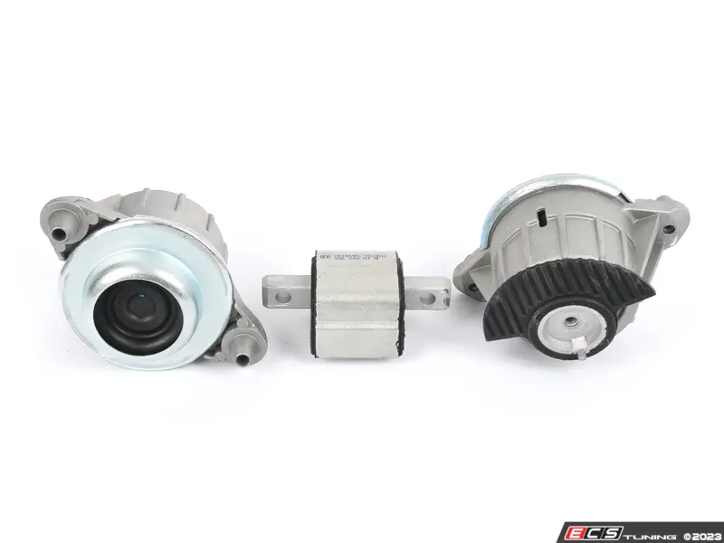 Hamburg-Tech Engine & Transmission Mount Kit (3-Piece) For Mercedes W204 C180 C200 RWD