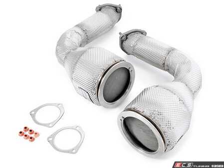 ES#4781307 - UH078-EXA - Unitronic Performance Downpipes - Bolt-on upgrade, designed to optimally eliminate unwanted restrictions in the factory downpipes, reduce turbo lag, and enhance the exhaust note. - Unitronic - Audi Porsche