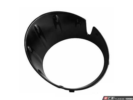 ES#4390940 - 51117248791BLACK - Cover Trim For Fog/Position Light Black - Left - Black trim that inserts onto the lower bumper, stock is chrome - Bremmen Parts - MINI