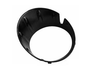 ES#4390941 - 51117248792BLACK - Cover Trim For Fog/Position Light Black - Right - Black trim that inserts onto the lower bumper, stock is chrome - Bremmen Parts - MINI