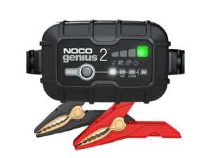 ES#4031173 - GENIUS2 - GENIUS 6V / 12V 2 Amp Battery Charger - NOCO - The GENIUS2 is similar to the G1100, just better. It's 30% smaller and delivers 140% more power. And it's simpler and easier to use than ever before. - NOCO - Audi BMW Volkswagen Mercedes Benz MINI Porsche