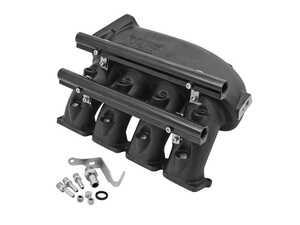 ES#4781502 - TINW0503B - Cast Aluminum Intake Manifold Transverse 1.8T With 8 Injectors Fuel Rail Kit (Left Side OEM Throttle) - Black - A perfect solution for those who want high performance and durability - SPA Performance - Volkswagen