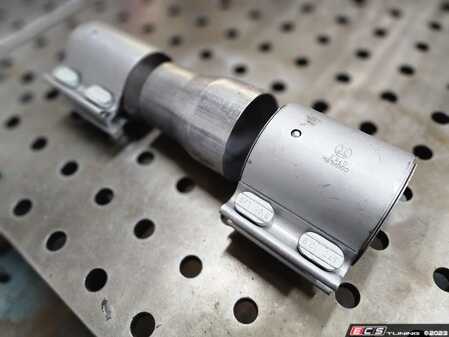 ES#4781610 - B2BFABTPFK - Trackpipe Fit Kit For 3" Downpipe - Mate your 3" down pip to B2B's Trackpipe - B2BFAB - Volkswagen