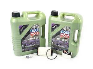 ES#4727694 - 06M198405F6KT - Oil Service Kit - Includes Liquimoly Molygen High Performance Engine Oil (5w-40), Filter, drain plug, and washer for a complete oil service - Assembled By ECS - Audi