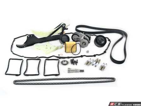 ES#4620376 - 113175840841DKT - Timing Chain Kit - Dry (No Fluids) - Everything you need to do a complete timing chain service (minus oil and coolant), featuring high quality aftermarket components. - Assembled By ECS - BMW