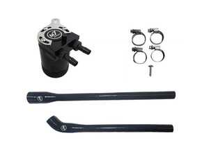ES#3088951 - 56-3M7303 - M7 Black Billet Aluminum Oil Catch Can Kit - N14 Engine 56-310313-01 - Black Hose - Filter out the performance robbing oil mist in your crankcase vent system - M7 Speed - MINI