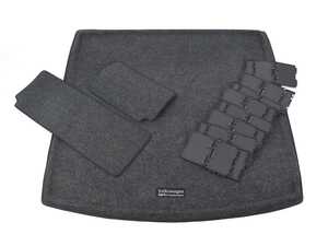 ES#4031002 - 3CM061166469 - Heavy Duty Trunk Liner With CarGo Blocks - Protect your cargo area from dirt and debris - Genuine Volkswagen Audi - Volkswagen