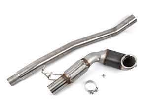 ES#4626804 - SSXVW673 - Large Bore Downpipe And Hi-Flow Race Cat - NO Check Engine Light - 94mm / 3.7inch ID Turbo Outlet to 80mm / 3.15inch Downpipe with 200CPSI HJS Cat - Fits with OE Cat Back System Only - Milltek Sport - Volkswagen