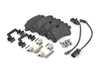 ES#4394246 - 95B698451H - Rear Brake Pad Set - does not include brake wear sensors - Genuine Porsche - Porsche