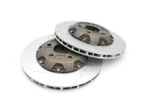 ES#4782872 - VWR682001 - Stage 3 Performance Two-Piece Rear Rotors - Pair (310x22) - Upgraded triple-groove slotted two piece rotors to match front RacingLine BBK's - Racingline - Audi Volkswagen