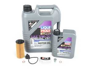 ES#4410870 - G20B48OCKT - Liqui Moly Special Tec B 5W-30 Oil Change Kit - Includes Liqui Moly synthetic engine oil, filter with o-ring, and drain plug with o-ring - Assembled By ECS - BMW