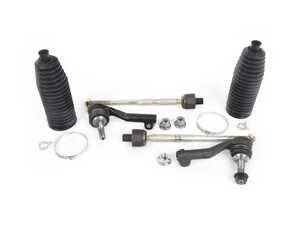 ES#4488596 - 32102283461HKT - Tie Rod Replacement Kit - Includes complete left and right tie rod assemblies, hardware, and new boots. - Assembled By ECS - BMW