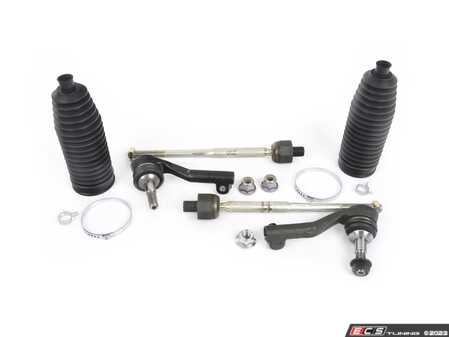 ES#4488596 - 32102283461HKT - Tie Rod Replacement Kit - Includes complete left and right tie rod assemblies, hardware, and new boots. - Assembled By ECS - BMW