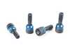 ES#3669096 - 00004460283 - Extended-Length Locking Wheel Bolt Set - Black - Thatcham style - 52mm shaft (37mm length under seat) - Genuine Porsche - Porsche