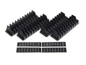 ES#4772781 - 5411M - 40-Tool Magnetic Modular Wrench Pro Organizer - Black - Modular wrench storage solution to clean up your toolbox! - Ernst Mfg. - Audi BMW Volkswagen Mercedes Benz MINI Porsche