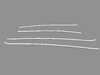 ES#2741444 - 561071370B9A - Front and Rear Door Edge Guards - Candy White - No matter how careful you and your passengers are your car's doors take a beating even during day-to-day activities. - Genuine Volkswagen Audi - Volkswagen