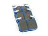 ES#4213584 - DP52360NDX - Front BlueStuff NDX Trackday Brake Pad Set - The perfect pad for your trackday adventure! Offers increased braking performance and heat resistance over YellowStuff pads. - EBC - BMW