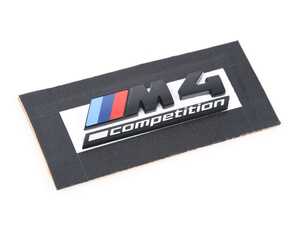 ES#4758553 - IND-G82C-FGE - G82 M4 Competition Front Grille Emblem - Gloss Black - IND - BMW