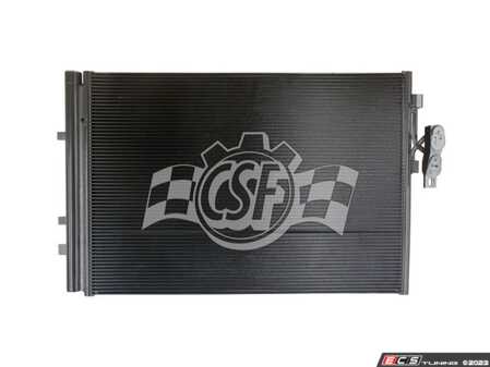 ES#4147499 - 10833 - A/C Condenser - An A/C condenser in a car is a vital component of the vehicle's air conditioning system, responsible for releasing the heat absorbed by the refrigerant and maintaining cool air inside the cabin. - CSF - BMW
