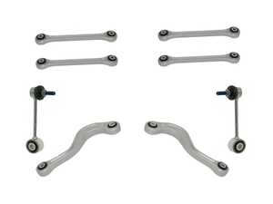 ES#4789459 - 20003-00001 - Porsche Panamera Rear Control Arms Ball Joint Sway Bar Link Suspension Kit - Set Of 8 - Featuring Hamburg Technic Rear End Refresh Kit! - Hamburg Tech - Porsche