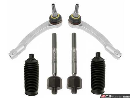 ES#4789468 - 20003-00010 - Porsche Panamera Front Steering Inner + Outer Tie Rod  Rack Boot Boots Set 6 - Featuring Hamburg Technic Steering Refresh Kit! - Hamburg Tech - Porsche