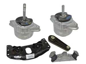ES#4789472 - 20003-00015 - Porsche Panamera Engine Motor Mount Torque Damper Trans Mount Carrier Set Of 5 - Featuring Hamburg Technic Drivetrain Mount Refresh Kit! - Hamburg Tech - Porsche