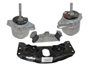 ES#4789473 - 20003-00016 - Porsche Panamera Engine Motor Mount Automatic Transmission Mount Carrier - Set Of 4 - Featuring Hamburg Technic Drivetrain Mount Refresh Kit! - Hamburg Tech - Porsche