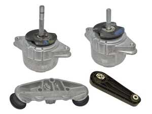 ES#4789476 - 20003-00019 - Porsche Panamera 4.8 Engine Motor Mount Transmission Mount Torque Damper - Set Of 4 - Featuring Hamburg Technic Drivetrain Mount Refresh Kit! - Hamburg Tech - Porsche