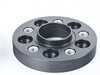 ES#2731115 - 50556651SW - DRA Series Trak Spacers - 25mm (1 Pair) Black - Get that stance that you've been craving with these new spacers - H&R - Audi Mercedes Benz Porsche