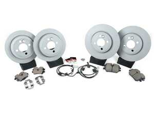 ES#4351894 - 34116774985KT8 - Front & Rear Brake Service Kit  - Featuring ECS V5 rotors and ECS DD23 ceramic pads. - Assembled By ECS - MINI